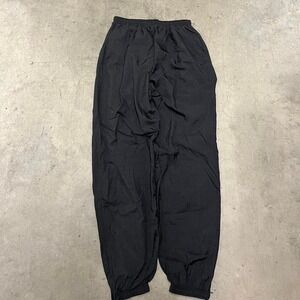 Vintage 90s‎ black tag lined baggy Nike track pants